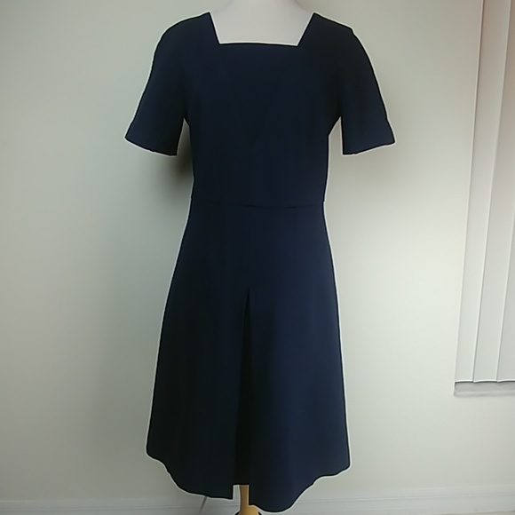 Brooks Brothers Dresses & Skirts - Brooks Brothers, navy stretch fit & flare dress